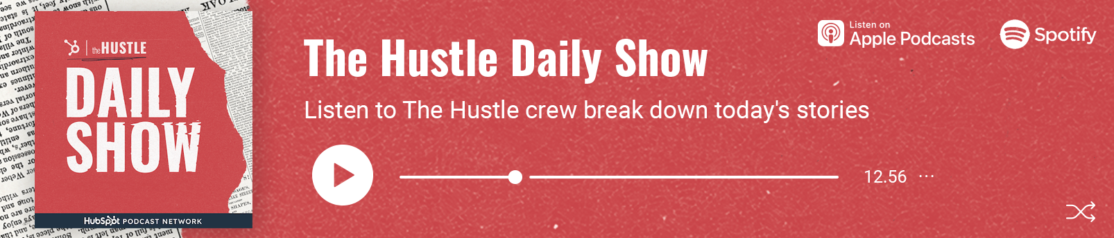 The Hustle Daily Show media player